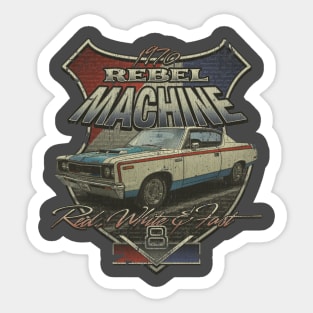 1970 AMC Rebel "The Machine" Sticker